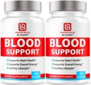 (2 Pakke) Trusted Relief Blood Support Kapsler - Offisiell påliteligRelief Blodstøtte Vitamin piller, naturlig pålitelig relief Advanced Premium Formula Wellness & Overal Health, 60 Kapsler i 2 måneder