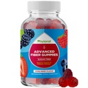 Fiber Gummies for voksne - Chicory Root Supplement med prebiotisk støtte for Gut & Digestive Helse - Oppløselig Digestion Kapsler for magen Forskrift & Immune Aid - Sukker Gratis & Vegan - 120 Count