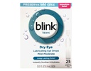 BLINK Tårer Øyedråper for tørre øyne, Preservative gratis slukende øyedråper, sterile enkeltbruk vialer, mild øye omsorg for mild til moderat tørr øye symtom lindring, 25 greve, 0,01 fl oz vialer