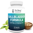 Dr. Berg Gallblader Formula Ekstra styrke - med oks Bile pulver og konjugert Bile Acid - Digestive Enzymer proprietær blanding - Full 45-dagers forsyning - 90 Grønnsaker Kapsler