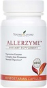 Young Living Allerzyme - 90 ct Kosttilskudd Kapsler - Vegetarisk Enzyme Kompleks med Tarragon og Ginger Premium essensielle oljer for digestiv støtte