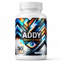 Addy Energy - Focus & Energy Supplement - Brain Booster - Adderall Alternativ - Fokus, Øk produktivitet - Ren energi - Sharp Focus - 30 dagers forsyning