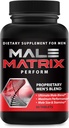 Mannlig Matrix XL-utvidelse piller for menn-forsterker mannlig størrelse-utvidelse i lengde, Engorge i Girth- Boost opp til 3 tommer i 90 dager- Stamina Multiplier- 60 tabletter