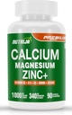 Kalsium magnesiumsink med vitamin D3, bor, K2 & B12 (90 kapsler)