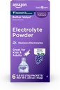 Basic Care Elektrolytte pulverpakker for rehydrering for barn og voksne, Grape Flavor, 6 greve (pakke med 1)