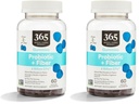 365 av hele matmarkedet, Gummies Probiotic Fiber 2 Bill Blå Bringebær, 60 greve (Pack of 2)