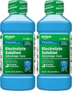 Basic Care Electrolyte løsning fordeler omsorg med preVital prebiotika, blå bringebær, designet for å forhindre dehydrering, erstatter elektrolyter, fluid og sink, 33,8 fl oz (Pack of 2)