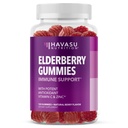 Sambucus Elderberry Gummies for voksne - Immunstøtte Supplement med vitamin C og sink - Forbedret formel for daglig forsvar - 120 greve, 2 måneders forsyning, Berry Flavor - Beleilig velvære