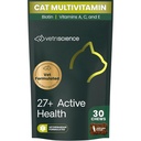 Vitenskap 27+ Aktive helse Chews, Nu Cat Daily Multivitamin for katter og katter, balansert vitaminer, mineraler og antioksidanter, helse og velvære støtte, fisk, 30 greve