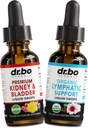 Nyre Bladder & Lymphatic Drainage Supplement Drops - Organic Nyre Bladder Supplements Drops & Lymphatic Support flytende rensing - Renser Detox Urin Tract Lymph System