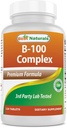 Beste Naturals B-100 Kompleks for voksne, 120 tabletter