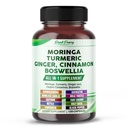 Moringa, Turmeric, Ginger Root, Ceylon Cinnamon, Boswellia - Laget i USA