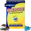 iSatori Energize Koffein piller - Raskt fungerende energipille (28 tabletter)
