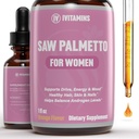 Saw Palmetto for kvinner | Hjelper til å redusere håravfall, støtter sunn hår, hud, negler, energi, humør og mer | DHT Blocker for kvinner hårvekst | så Palmetto for kvinner hår tap | 1 fl oz