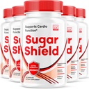 (5 Pack) Sugar Shield, Sugar Shield Blodstøtte, Sukker Shield piller, Sukker Shield kapsler, Sukker Shield Alle naturlige, SugarShield, Sukker Shield Avansert Formula, Sukker Shield anmeldelser, 150 Kapsler