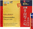 ILHWA Premium koreansk Red Ginseng Extract Sticks (0,34fl oz X 30 Sticks) - for immunitet. Ginsenoside 21 mg per servering