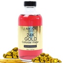 Jeg er glede: flytende kolloidalt gull 24k 99,99% ren 100ppm Ruby rødt vann basert alle naturlige elektrolyse store 8oz glassflaske