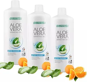 LR Lifetakt Aloe Vera Drikke Gel Aktiv Frihet Helsepleie Kvinner Drikke Hver dag Naturlig behandlingssett på 3-1000 ml / 33,3 fl.oz
