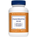Vitamin Shoppe Pancreatin 500MG, naturlig Digestive Enzyme Supplement, støtter dialyse av fett, protein, karbohydrater (100 tabletter)