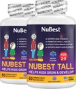 NuBest Tall Kids - Multivitaminer og mineraler for alder 2 til 9 - Bone styrke og immunitet støtte - Hjelper barn, Todlere Sunn - Animal Shapes - 120 Chewable Berry Tabletter