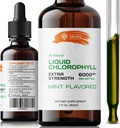 Flytende klorophylle Dråper - Naturlig natrium kobber klorofyllin ekstrakt - rengjøring og støtte ditt immunsystem og energi naturlig - Vegan, ikke-GMO Diett Grønn Tinktur - 2 fl. Oz Flaske