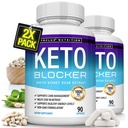 Toplux Keto Blocker piller Hvit Nyrebønner Ekstrakt - 1800 mg naturlig ketose, støtte keto diett, for menn kvinner, 90 kapsler, Supplement