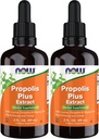 NU Supplements, Propolis Plus Ekstrakt flytende med Dropper, Herbal Supplement, 2-Ounce (Pack of 2)