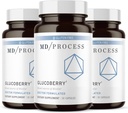 GlucoBerry Maqui Berry ekstrakt med kromium Picolinat for blod helse støtte - med Biotin og Gymnema Sylvestre - legeformulert - 30 kapsler, 3 pakke