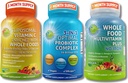 Gut helse, immunisme, energi og næringsstoffer støtte – 3-i-1 Probiotiske med Digestive Enzymer + Liposomal vitamin C 1500mg + Hele mat Multivitamin uten jern – Vegan, ikke-GMO, Clean Wellness Support