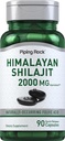 Piping Rock Shilajit Kapsler | 2000mg 90 greve | Himalayan Fulvic Acid | Ikke-GMO, Glutenfri Supplement