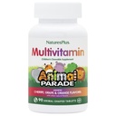 Natures Plus Animal Parade Barn Chewable Multivitamin - 90 Animal-Shaped Tabletter - Naturlige Assorterte Flavors - Vegetarisk, Glutenfri - 45 Serveringer