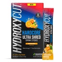 Hydroxycut Hardcore Ultra Shred Drink Sticks, Tangerine Mimosa - 20 pakker - Null sukker eller kalorier - Inkluderer Paraxanthine & B vitaminer - for kvinner og menn
