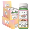 Magic Mind Focus Energy Drink Shots - Ingen Jitters, Stress Relieving, Ashwagandha, Funksjonelle Mushrooms, Matcha Grønn Te, Vitamin B12, Vitamin C - 2 FL Oz (30 Pack)