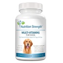 Multivitaminer for hunder, daglig vitamin og mineral støtte, ernæringskosttilskudd for alle kaniner og størrelser, fremmer immunhelse i kjæledyr, 120 Chewable tabletter
