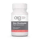 Allergi Research Group Zinc Picolinate Supplement - støtter normal helse immunrespons, svært biotilgjengelig, velforbedret, Hypoallergenic, vegetariske kapsler - 60 greve