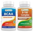 Beste Naturals BCAA 3200 mg & B-100 kompleks