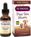 Amber NaturalZ Tumoxil dyp hud helse Herbal Supplement for hunder og valper | Canine Herbal Supplement for hud og metabolisme Støtte | 1 Fluid Ounce Glass Flaske