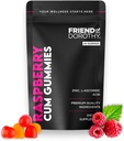 Bringebær C*M Gummies – forbedrer Sperm volum og belastning – Semen volum Supplement – 60 kapsler