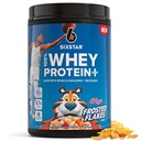 Seksstjerners Whey Protein Powder Plus - Muscle Building & Recovery Formula med Whey Isolate Powder, BCAA, 30g Protein, Immune Support - Post-Workout Supplement - Kelloggs Frosted Flavor, 1.8 lbs