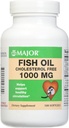 Major Omega-3 Fiskeolje - Fiskeolje Supplement 1000mg - 100 Softgels