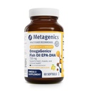 Metagenics OmegaGenics Fish Oil EPA-DHA 720 mg - Omega-3 Fish Oil Supplement - høy styrke - for hjerte helse, stomatoide helse og immunsystem helse * - med DHA & EPA - 60 Softgels