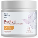 Amino CO. Renhet - Liver Support Supplement med essensielle aminosyrer for lever Detox Cleanse - Økt lever helse for optimal lever støtte- fersken mango, 30 serveringer