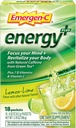 Emergen-C Energi +, Med B-vitaminer, vitamin C og naturlig kaffe fra grønn te (18 greve, blåbær Acai Flavor) Diett Supplement Drink Blande, 0,33 Ounce pulver pakker