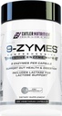 Cutler Nutrition 9-Zymes Digestive Enzyme Supplement: Inneholder Bromelain, Protease, Lipase, Lactase og mer for å redusere bloating, forbedre absorpsjon og redusere gass, 120 Serveringer / Capsules