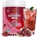 Elektrisk pulver – Cherry Pomegranate Flavor | Sugar-fri Hydration Blande med 6 Nøkkelelektrolytter for energi, Cramp Support & Recovery | Keto, Vegan, Fastende Vennlig | Magnesium + Kalium