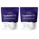 1MD Nutrition CardioFitMD - Vegan Beets Superfood Keto- hjerte helse pulver - Nitric Oxid Supplement - Beet Root pulver for sunnt blodtrykk og sirkulasjon - høy fiberdrikk - 30 dager (2-Pack)