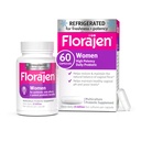 Florajen Kvinners Vaginal Probiotic - Gut Helse, Vaginal pH-balanse, & healing Relief - Multi-Strain Formula med Lactobacillus - kjølig for styrke - 60 Kapsler