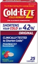 Cold-EEZE Naturlig Cherry Sink Lozenges, Homøopatisk Cold Remedy, reduserer Varighet av den vanlige kalde, Sore Throat, Cough, Congestion og Post Nasal Drip, 25 greve