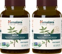 Himalaya Organic Neem Herbal Supplement, for Mild Acne & Clear hud, rensende, Ayurvedic, USDA sertifisert organisk, ikke-GMO, Vegan, 600 mg, 60 plantebaserte kapell, 2 pakke