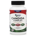 Zenesis Labs Candida Complex rengjøring Detox Caprylsyre Supplement, Oregano Extract, Probiotika, Enzymer (60 kapsler, 30 dagers forsyning)